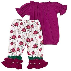 Boutique Easter Bunny Set Matching Outfit Spring